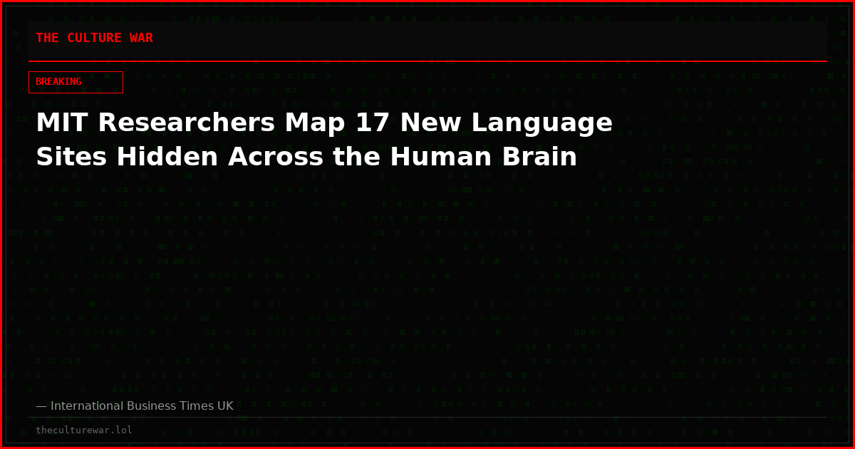 MIT Researchers Map 17 New Language Sites Hidden Across the Human Brain