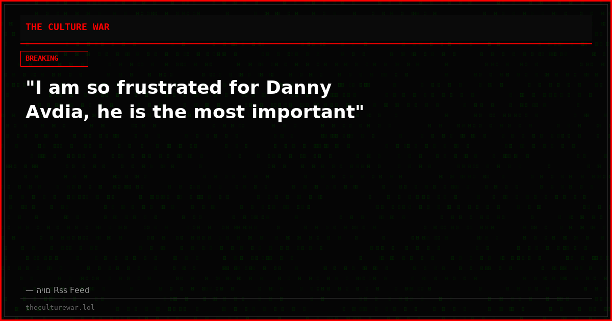 "I am so frustrated for Danny Avdia, he is the most important"