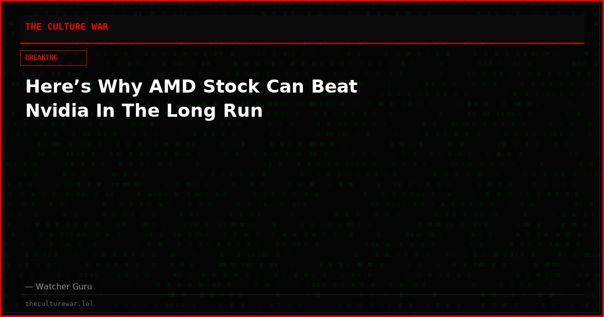 Here’s Why AMD Stock Can Beat Nvidia In The Long Run