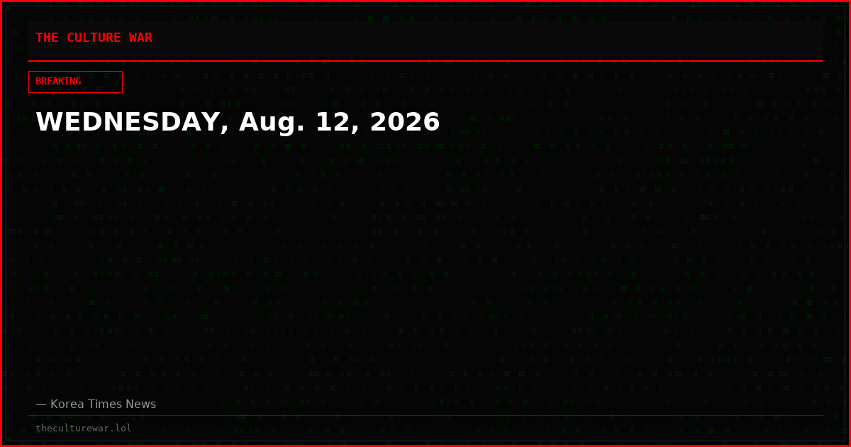 WEDNESDAY, Aug. 12, 2026