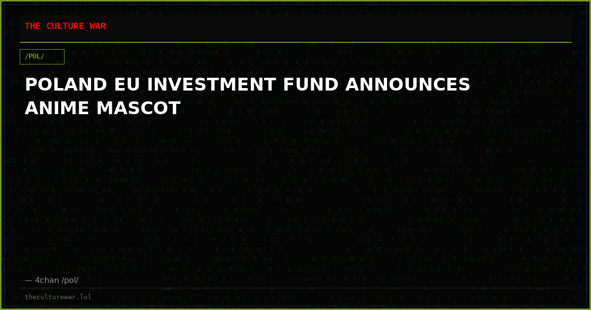 POLAND EU INVESTMENT FUND ANNOUNCES ANIME MASCOT