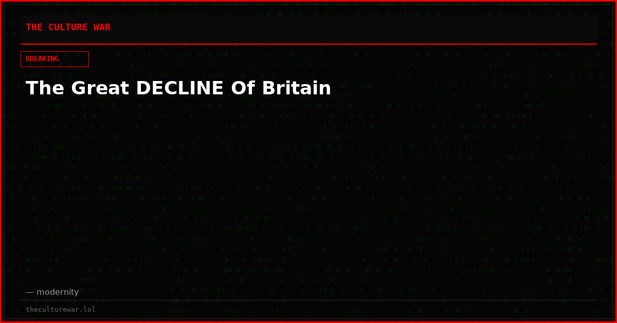The Great DECLINE Of Britain