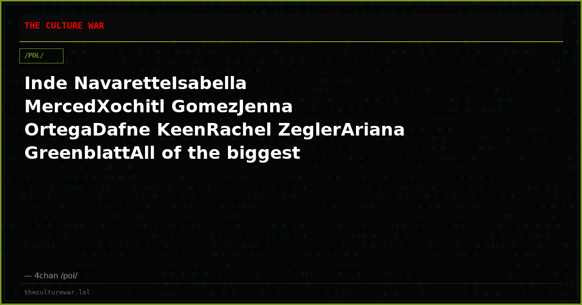 Inde NavaretteIsabella MercedXochitl GomezJenna OrtegaDafne KeenRachel ZeglerAriana GreenblattAll of the biggest hear...