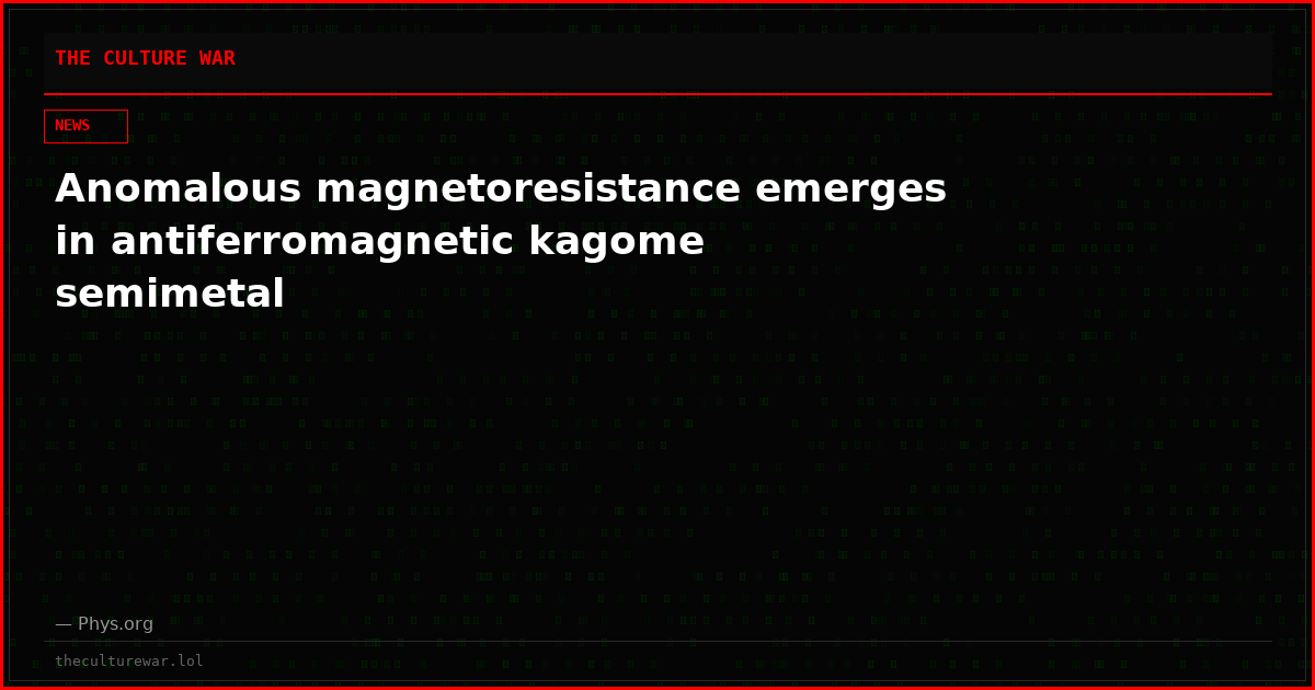 Anomalous magnetoresistance emerges in antiferromagnetic kagome semimetal