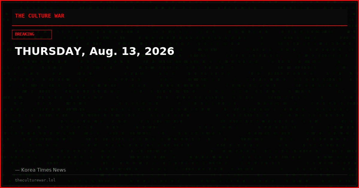 THURSDAY, Aug. 13, 2026