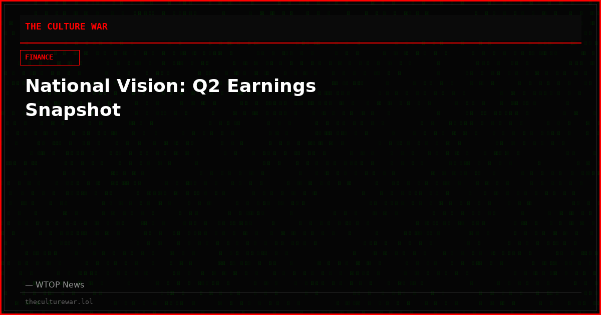 National Vision: Q2 Earnings Snapshot