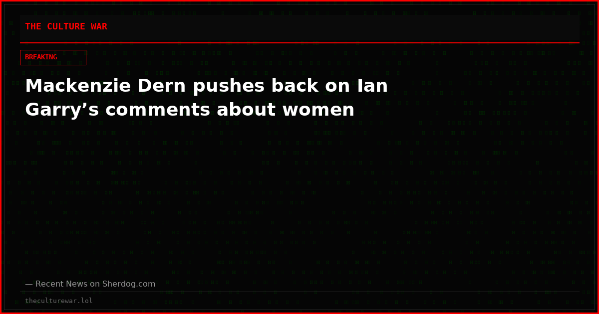 Mackenzie Dern pushes back on Ian Garry’s comments about women