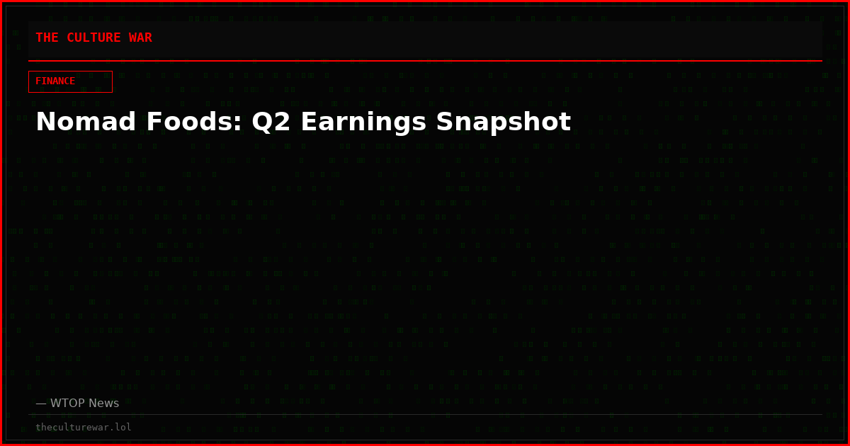 Nomad Foods: Q2 Earnings Snapshot