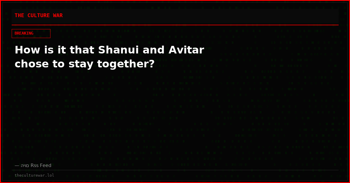 How is it that Shanui and Avitar chose to stay together?