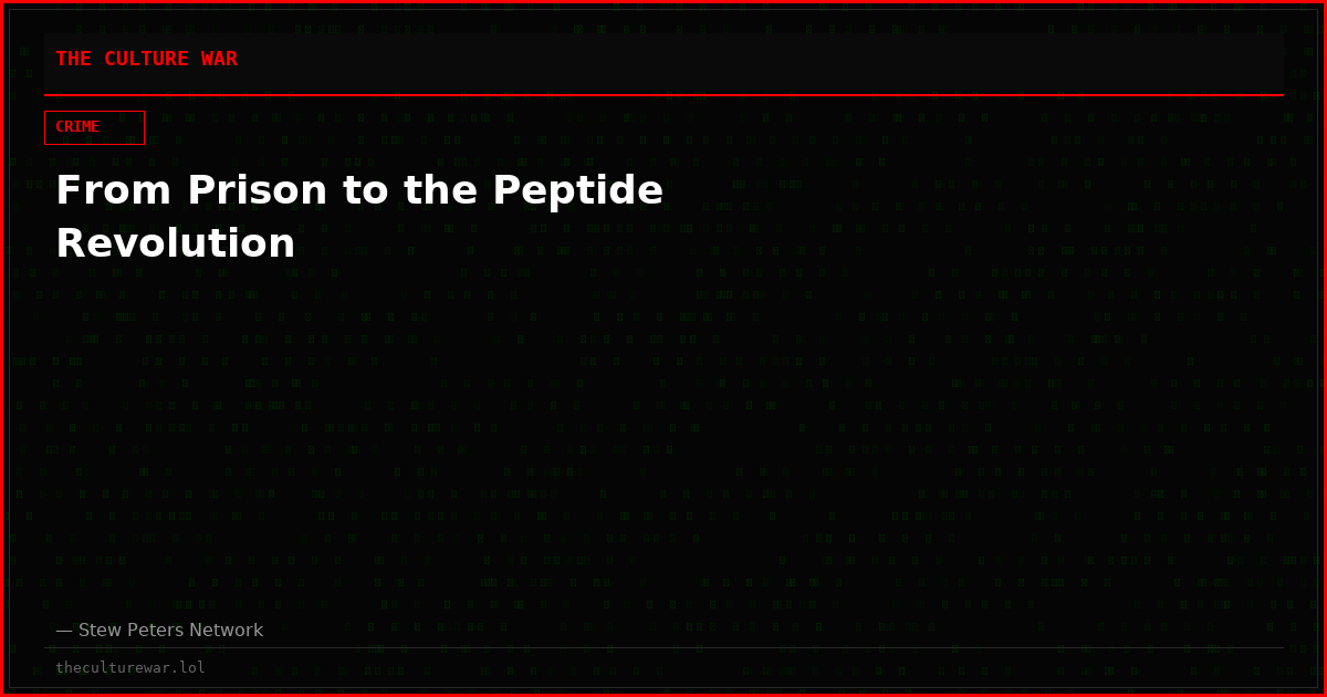 From Prison to the Peptide Revolution