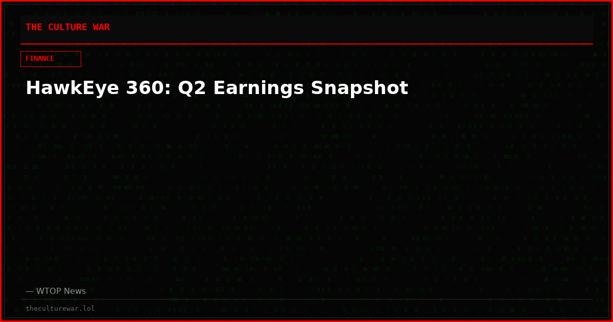 HawkEye 360: Q2 Earnings Snapshot