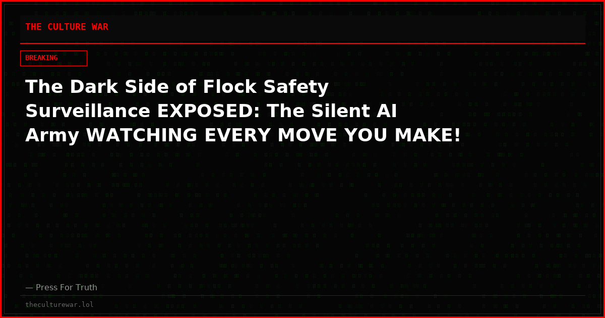 The Dark Side of Flock Safety Surveillance EXPOSED: The Silent AI Army WATCHING EVERY MOVE YOU MAKE!