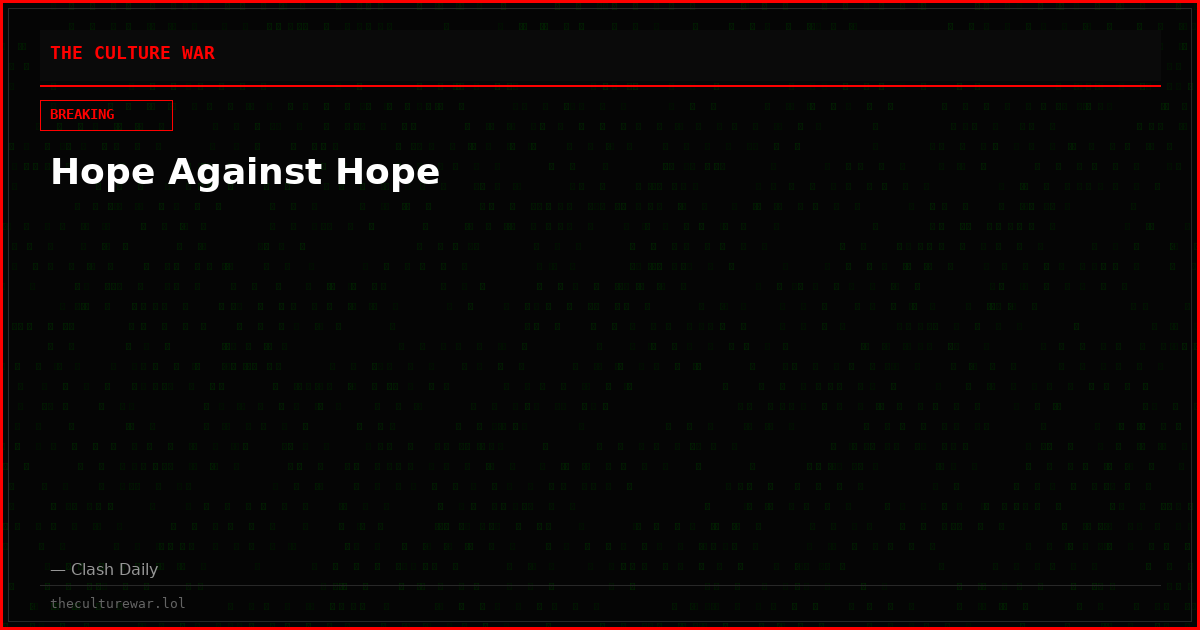 Hope Against Hope