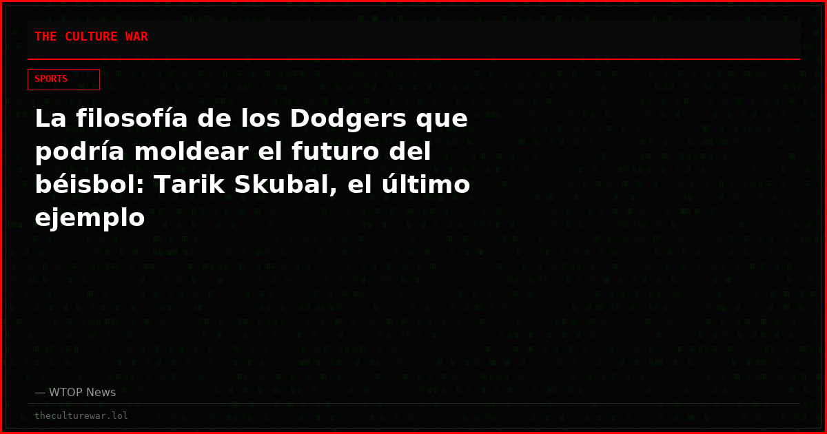 La filosofía de los Dodgers que podría moldear el futuro del béisbol: Tarik Skubal, el último ejemplo