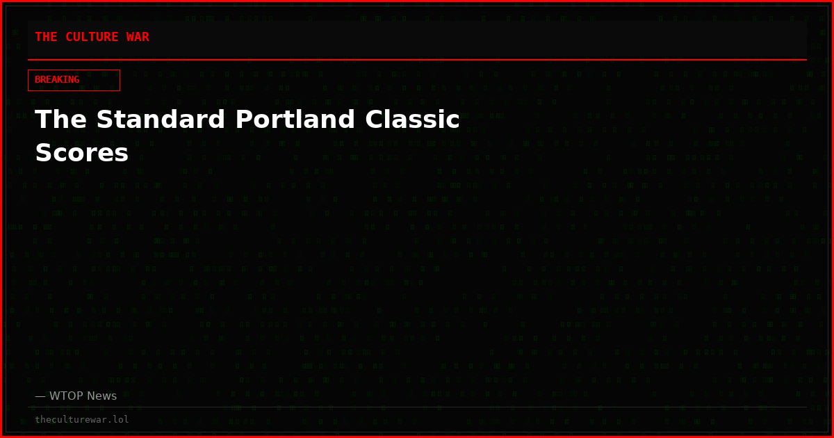 The Standard Portland Classic Scores