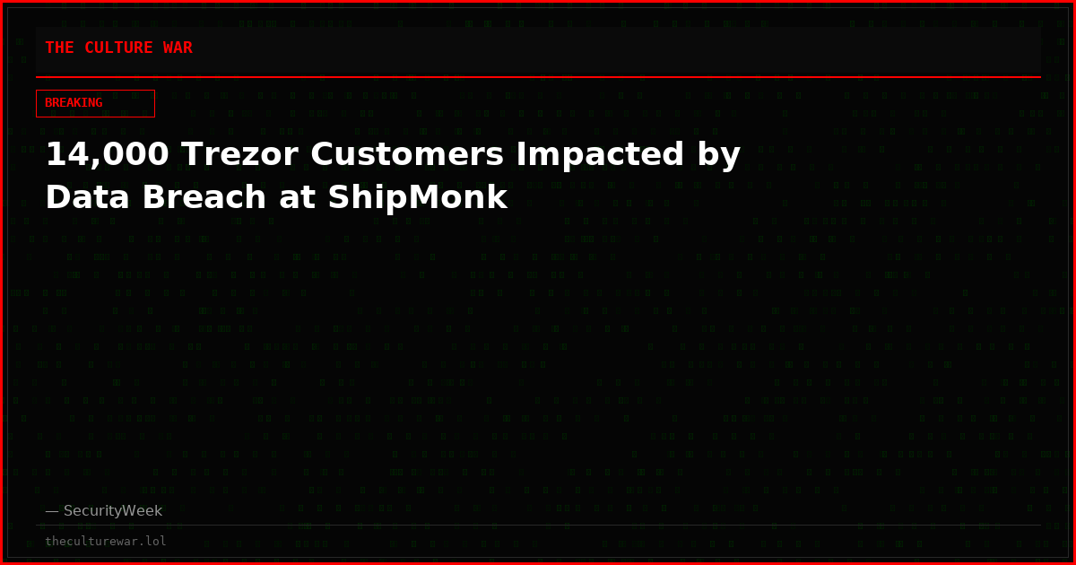14,000 Trezor Customers Impacted by Data Breach at ShipMonk