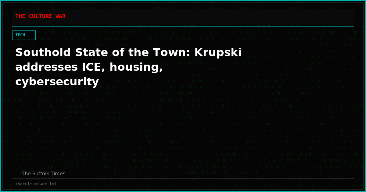 Southold State of the Town: Krupski addresses ICE, housing, cybersecurity