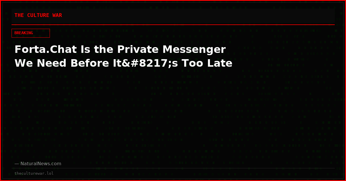 Forta.Chat Is the Private Messenger We Need Before It’s Too Late