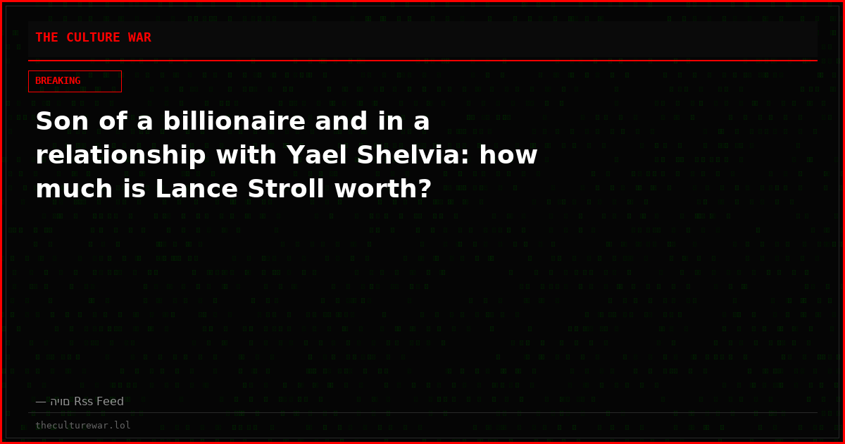 Son of a billionaire and in a relationship with Yael Shelvia: how much is Lance Stroll worth?