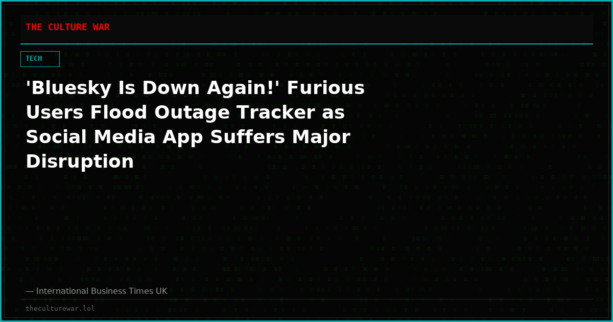 'Bluesky Is Down Again!' Furious Users Flood Outage Tracker as Social Media App Suffers Major Disruption