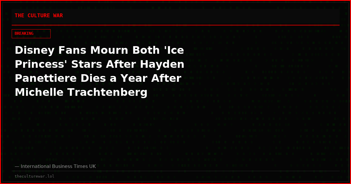 Disney Fans Mourn Both 'Ice Princess' Stars After Hayden Panettiere Dies a Year After Michelle Trachtenberg