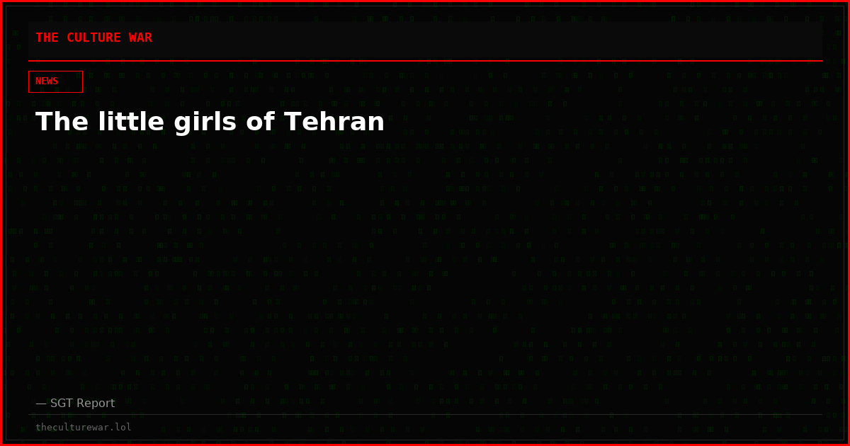 The little girls of Tehran