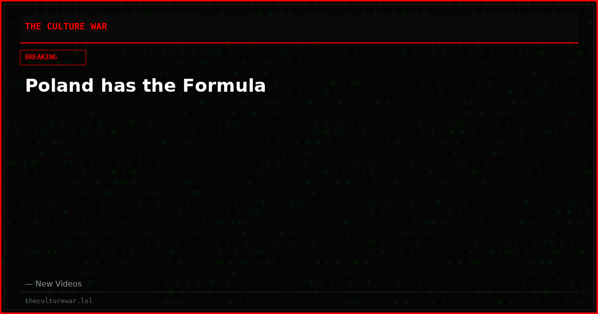 Poland has the Formula