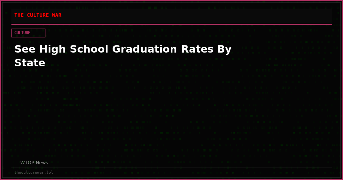 See High School Graduation Rates By State