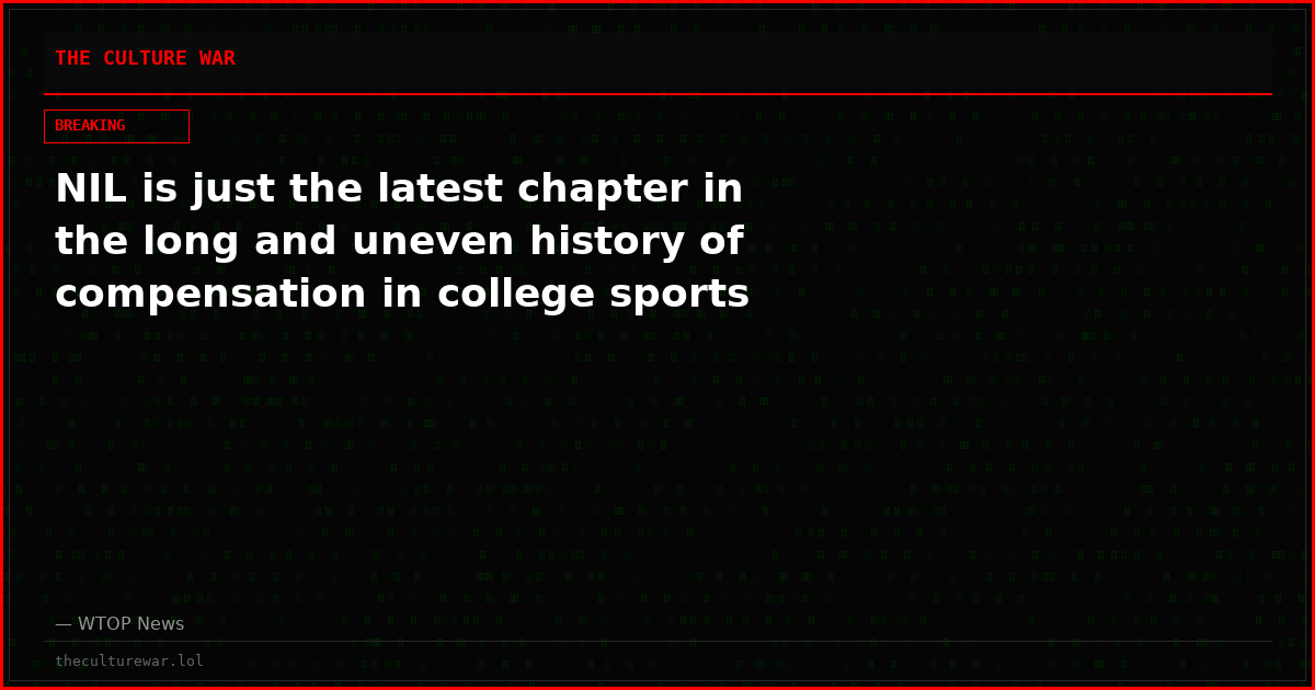NIL is just the latest chapter in the long and uneven history of compensation in college sports