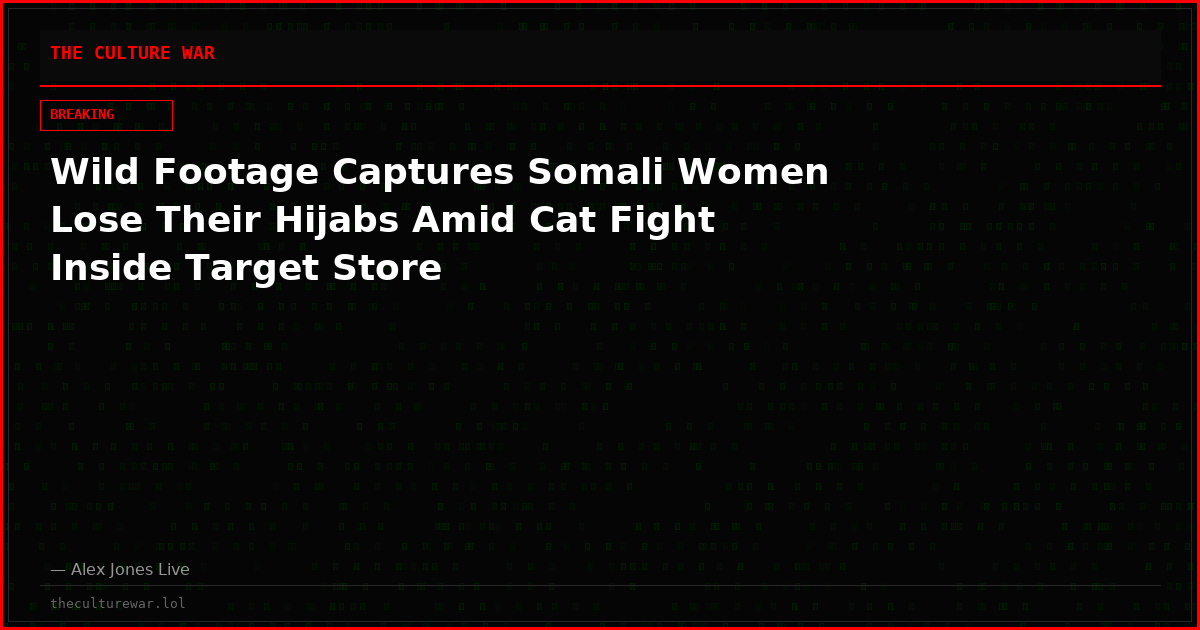 Wild Footage Captures Somali Women Lose Their Hijabs Amid Cat Fight Inside Target Store
