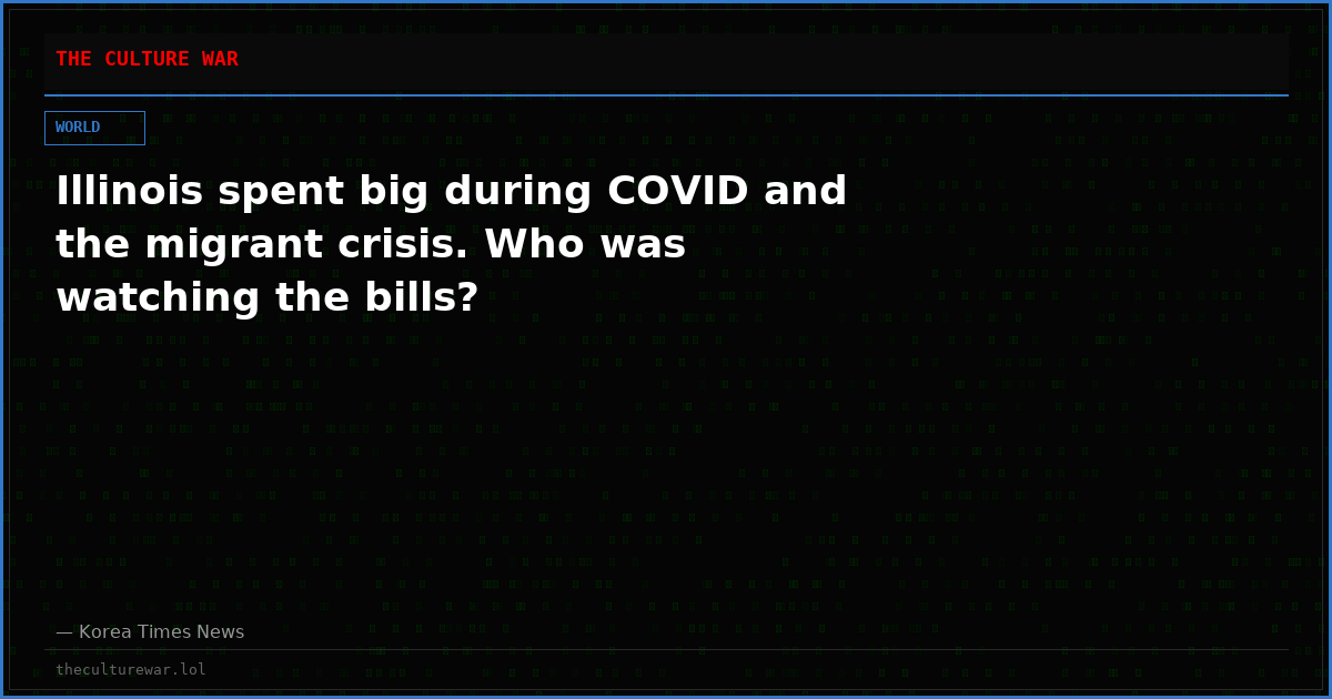 Illinois spent big during COVID and the migrant crisis. Who was watching the bills?
