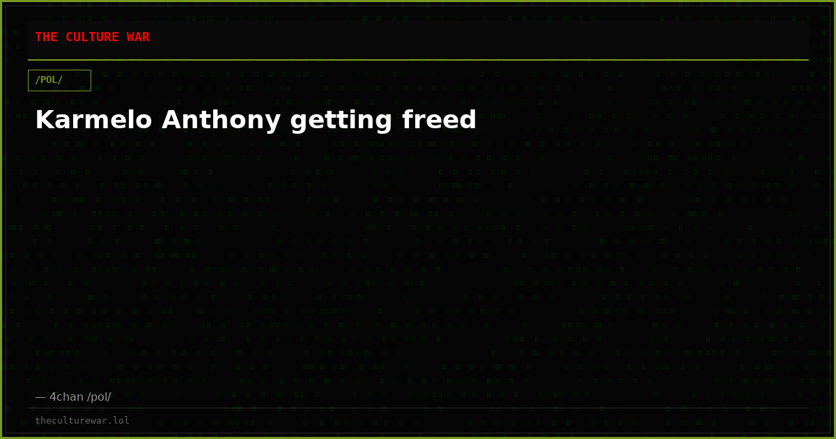 Karmelo Anthony getting freed
