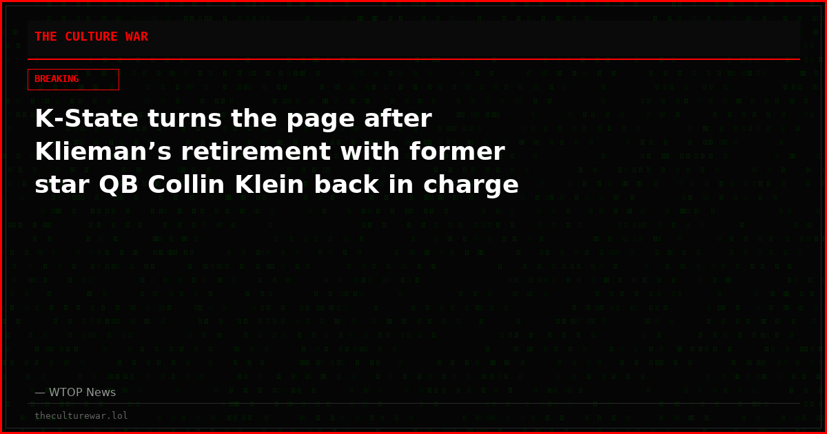 K-State turns the page after Klieman’s retirement with former star QB Collin Klein back in charge