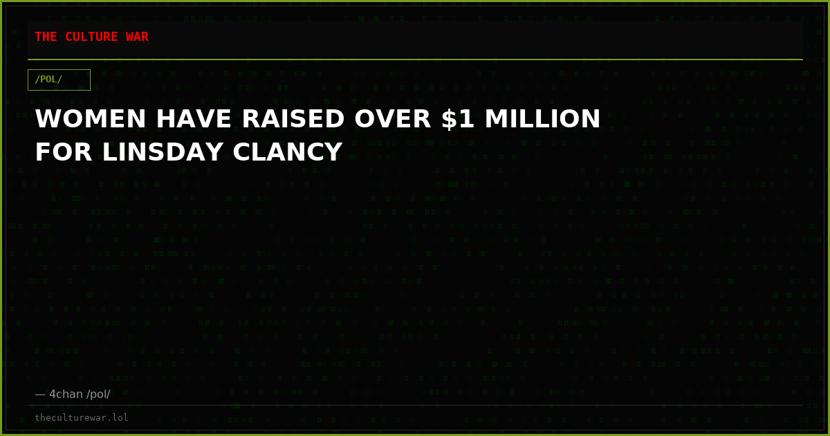 WOMEN HAVE RAISED OVER $1 MILLION FOR LINSDAY CLANCY