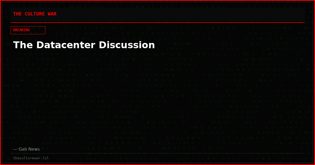 The Datacenter Discussion