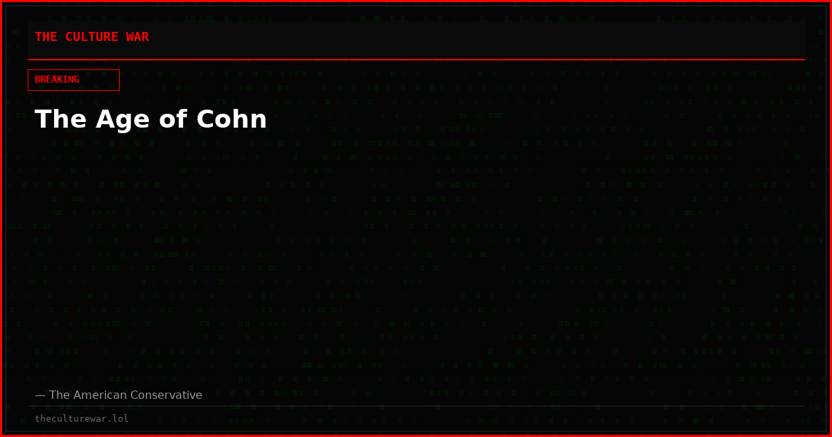 The Age of Cohn