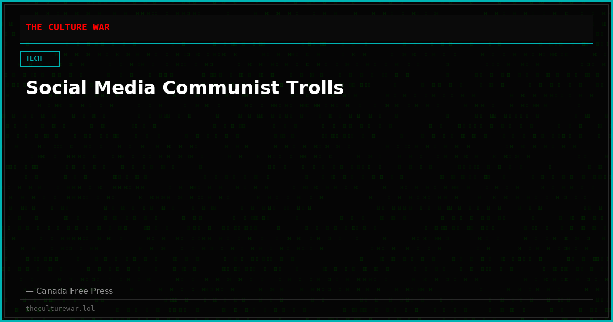 Social Media Communist Trolls