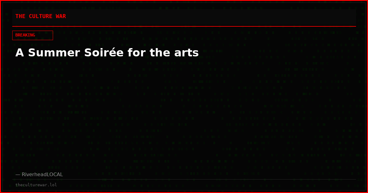 A Summer Soirée for the arts
