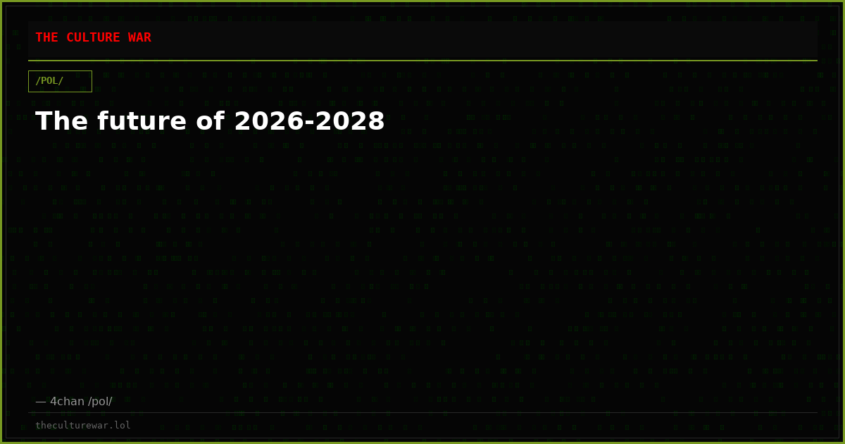 The future of 2026-2028