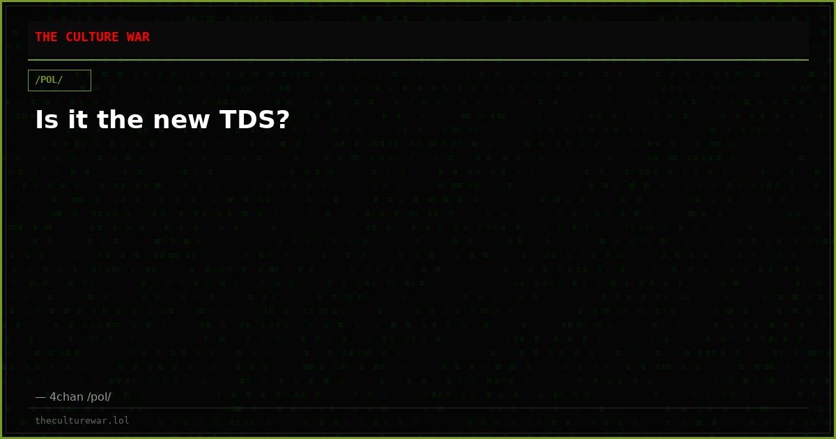 Is it the new TDS?