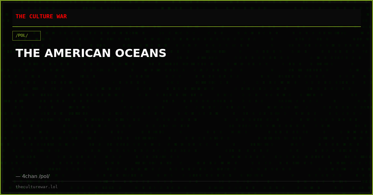 THE AMERICAN OCEANS