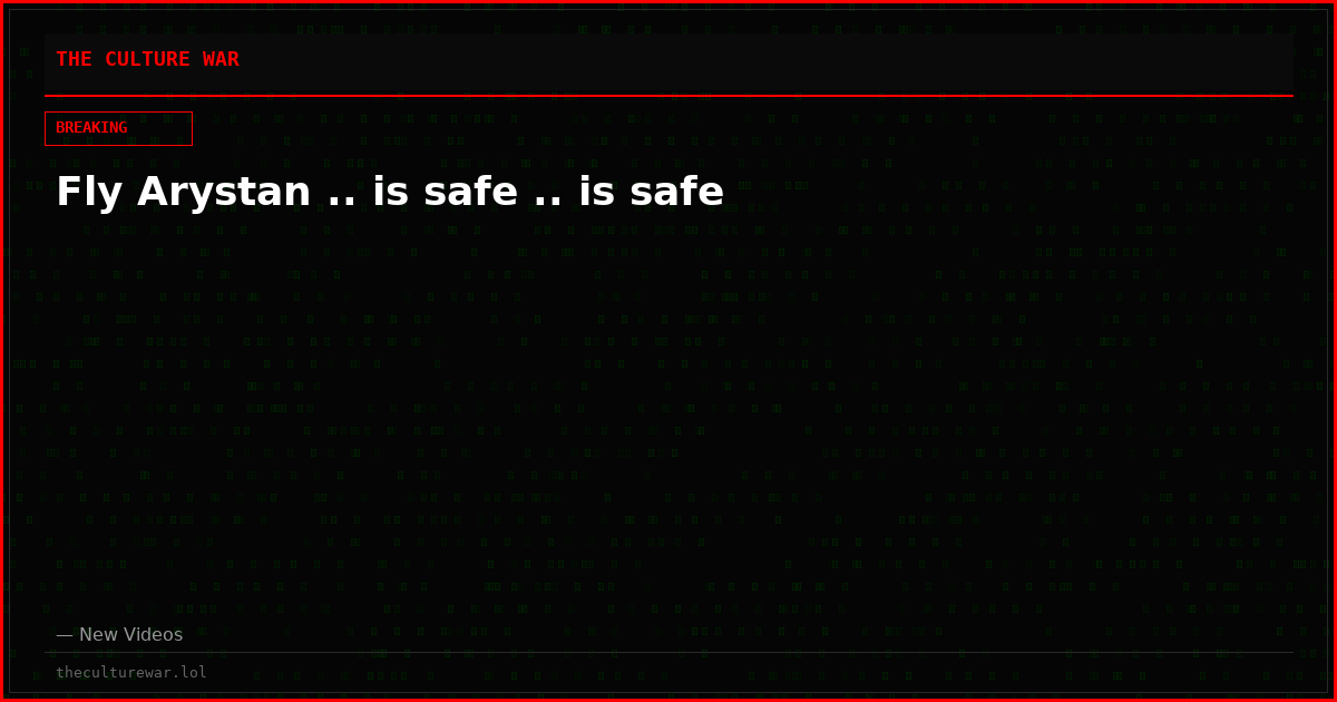 Fly Arystan .. is safe .. is safe