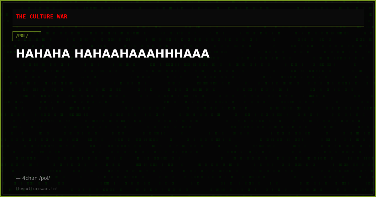 HAHAHA HAHAAHAAAHHHAAA