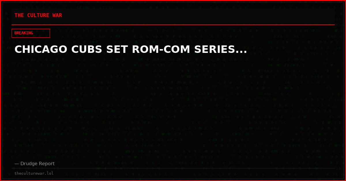 CHICAGO CUBS SET ROM-COM SERIES...