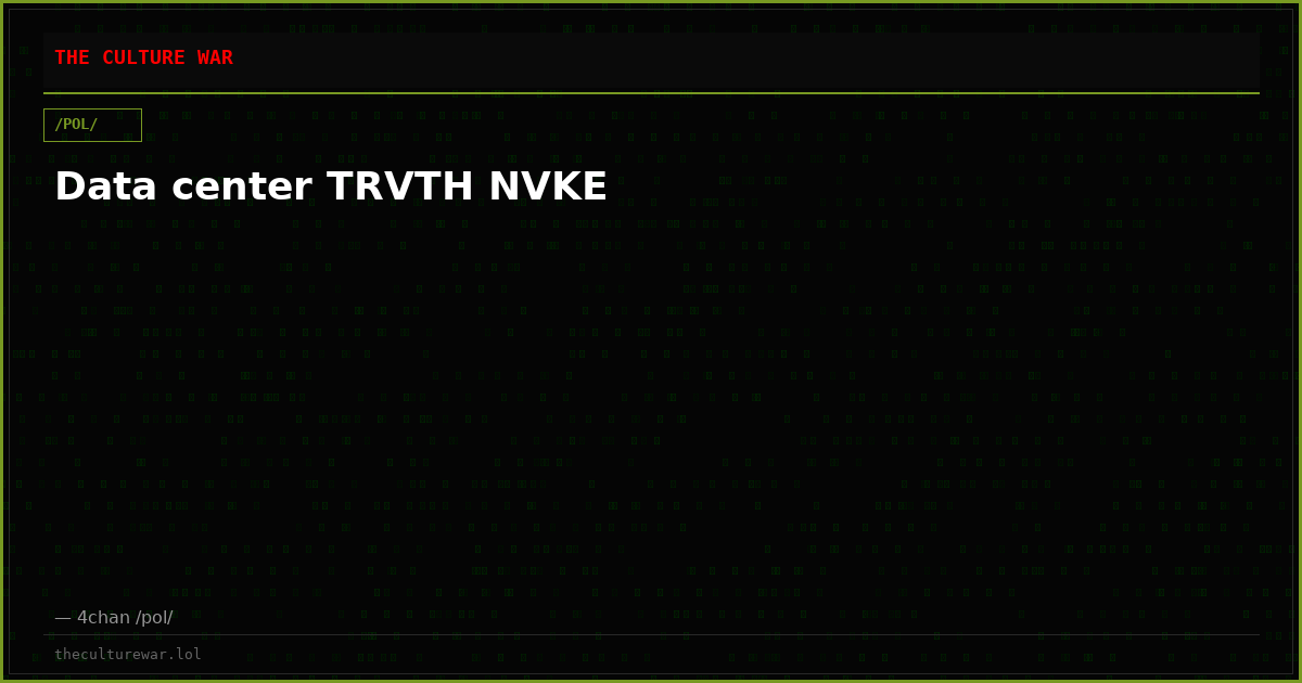 Data center TRVTH NVKE
