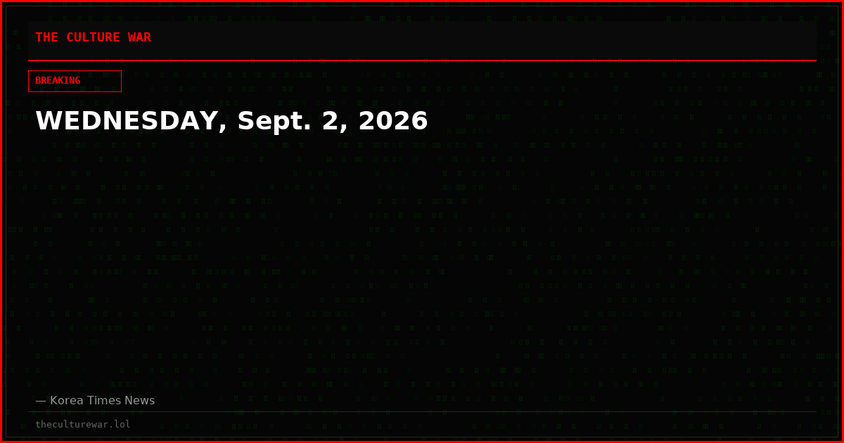WEDNESDAY, Sept. 2, 2026