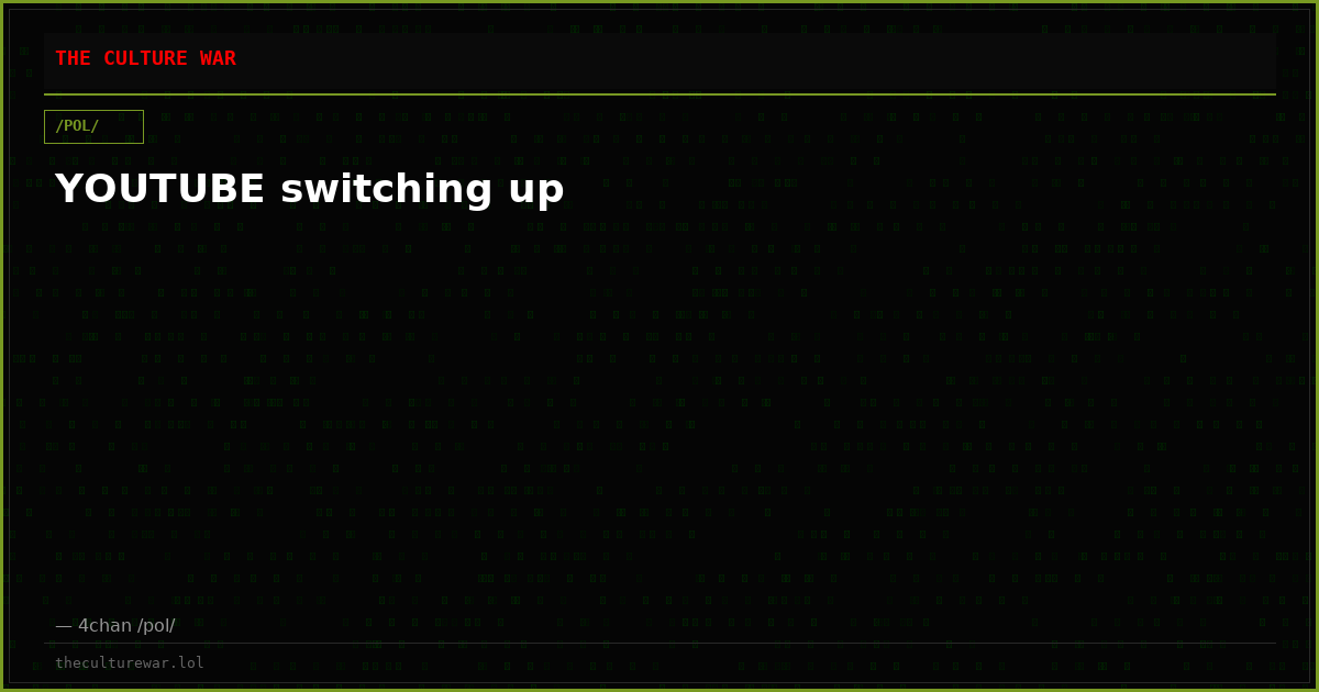 YOUTUBE switching up