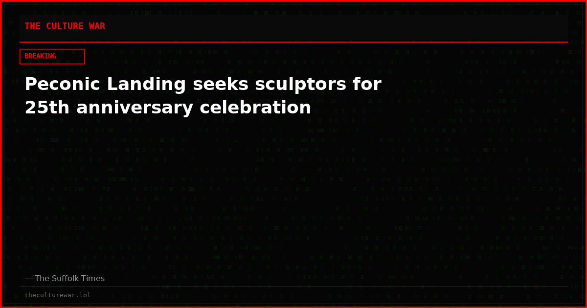 Peconic Landing seeks sculptors for 25th anniversary celebration