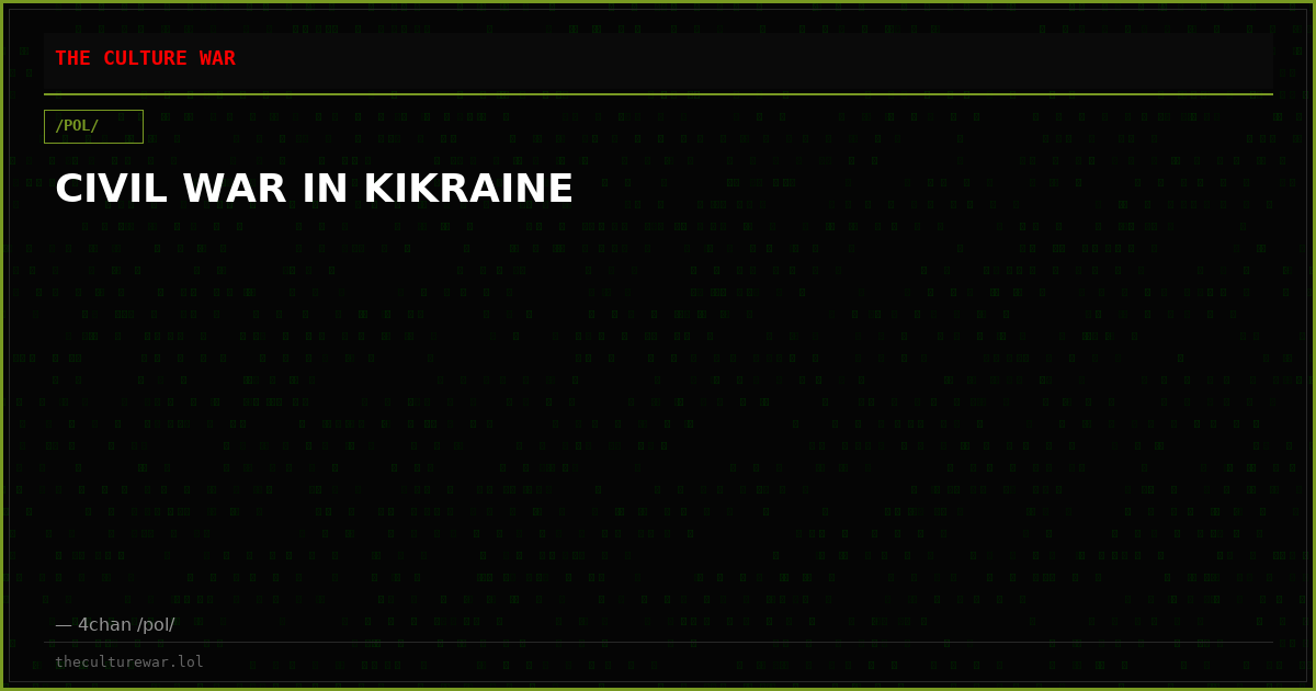 CIVIL WAR IN KIKRAINE