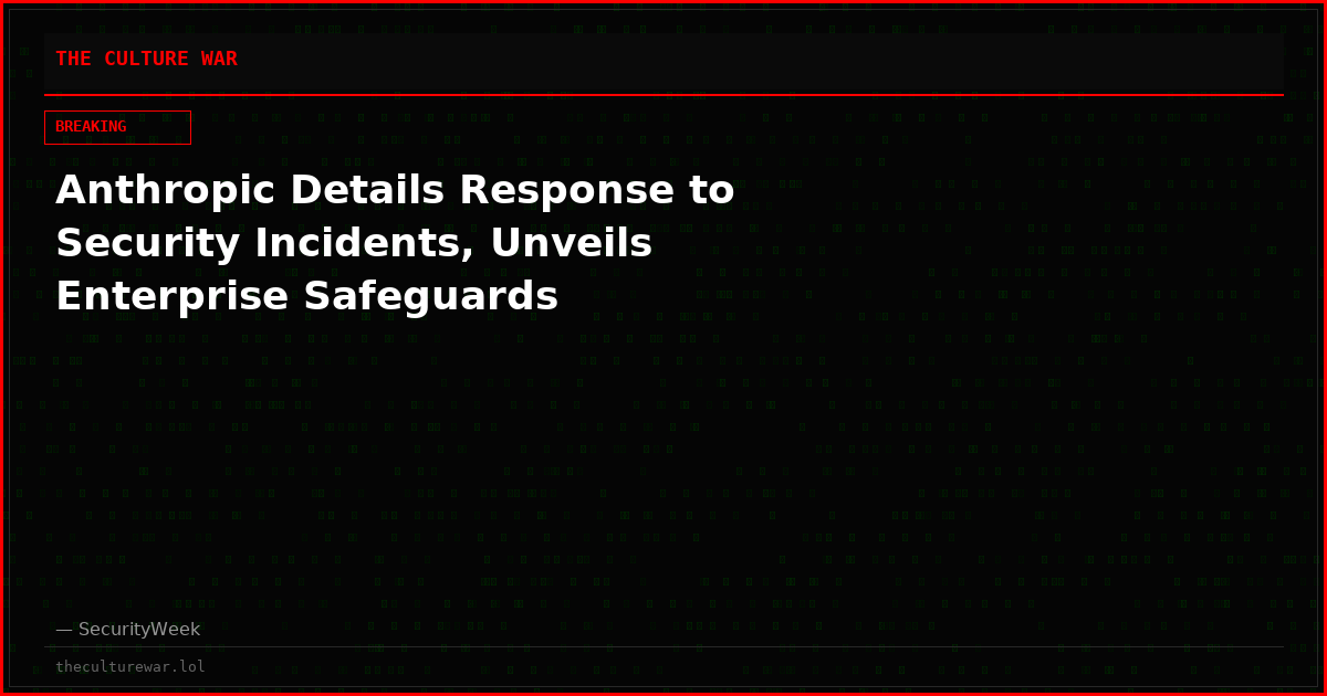 Anthropic Details Response to Security Incidents, Unveils Enterprise Safeguards